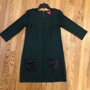 Hunter green sheath dress